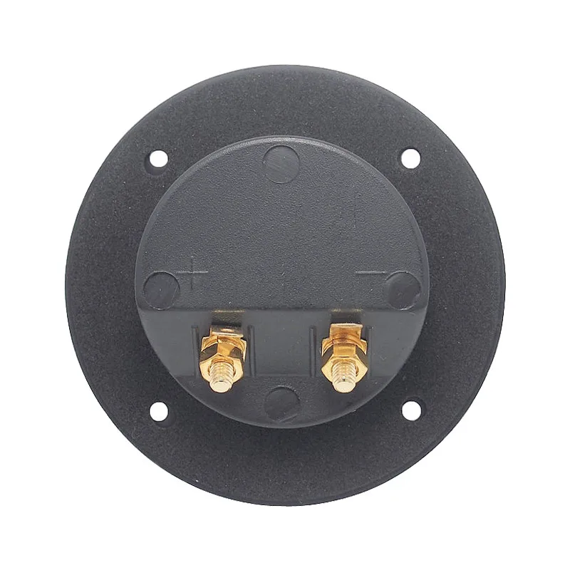 2PC Speaker Terminal Double Binding Post Round Input Plate For Home Theater Sound Bar Audio HiFi Bookshelf Speaker