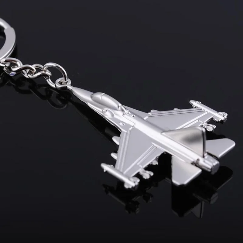 Metal Airbus Airliners Fighter Jet Plane Warplane Helicopter Airplane Keyring 3D Bomber Aircraft Keychain Warcraft Key Chain