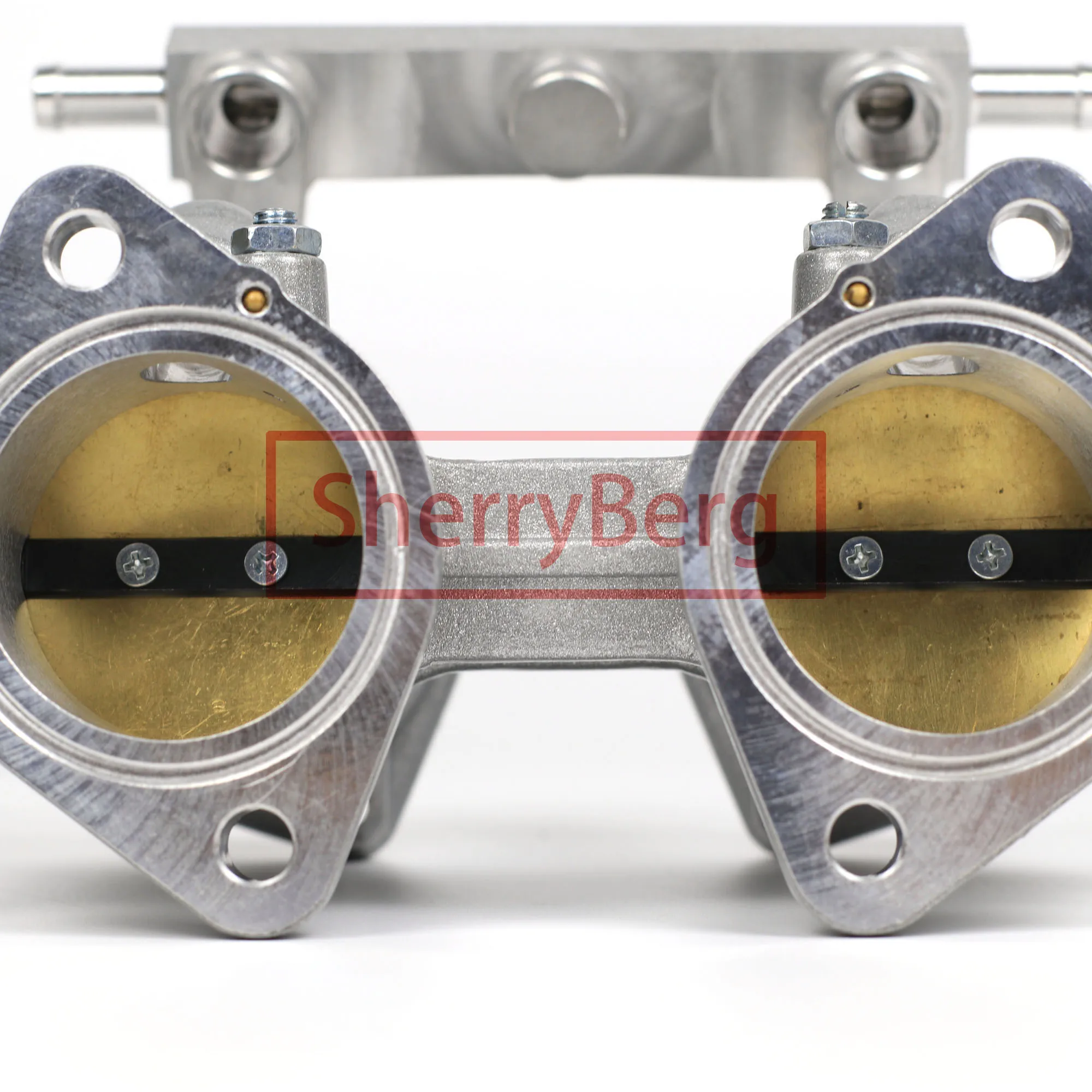 SherryBerg  45dcoe 45 dcoe 45mm DCOE Twin 45mm Throttle Bodies Body + air horns /stacks for Weber/Dellorto/Solex DCOE/DHLA carb