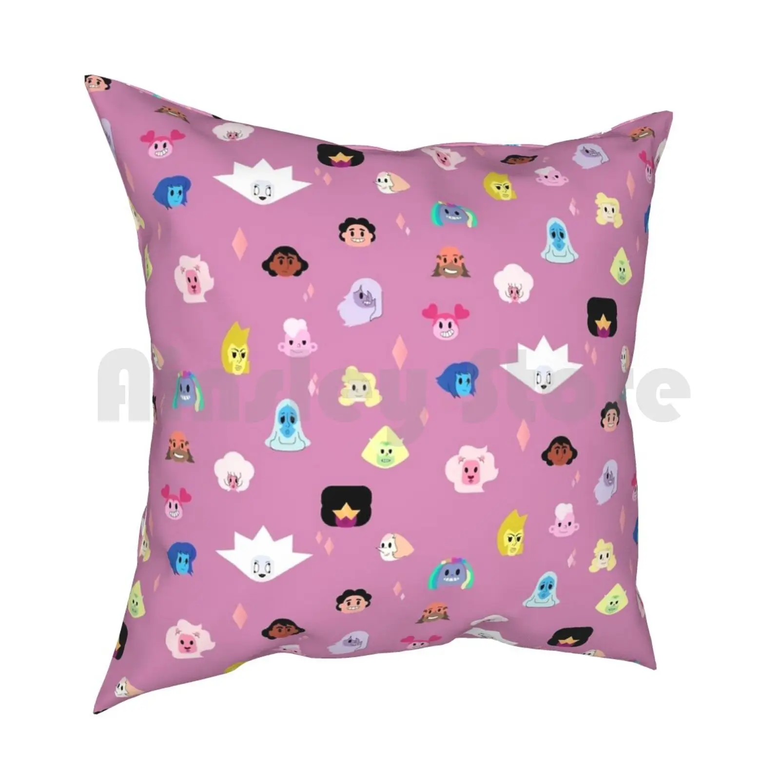 Steven Universe The Movie Pattern Pillow Case Printed Home Soft Throw Pillow Steven Universe Garnet Amethyst Pearl