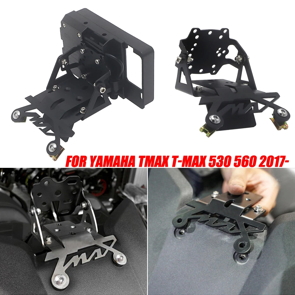 

Tmax530 Motorcycle Windscreen Phone Navigation Bracket USB Wireless Charging Mounting Holder For YAMAHA TMAX 530 T-MAX 530 2017-