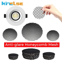 Aluminium Anti-Glare Honingraat Mesh Downlight Track Grill Filter Lampenkap Kap Houder Spot Armatuur Armatuur Accessoires