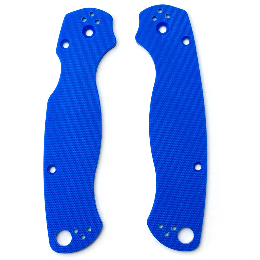 G10 Custom Knife Handle Patches Grip Scales for Spyderco C81 Para2 paramilitary 2 Folding Knives DIY Replacement Accessories