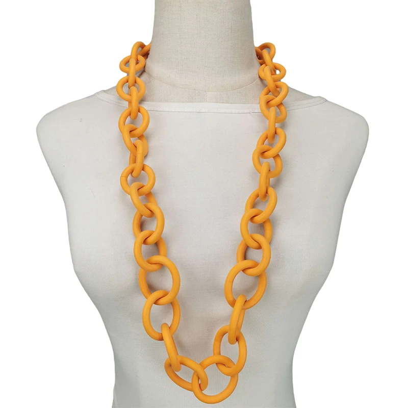 UKEBAY New Handmade Choker Necklaces For Women Rubber Necklace Punk Style Designer Luxury Jewelry Geometric Statement Necklaces