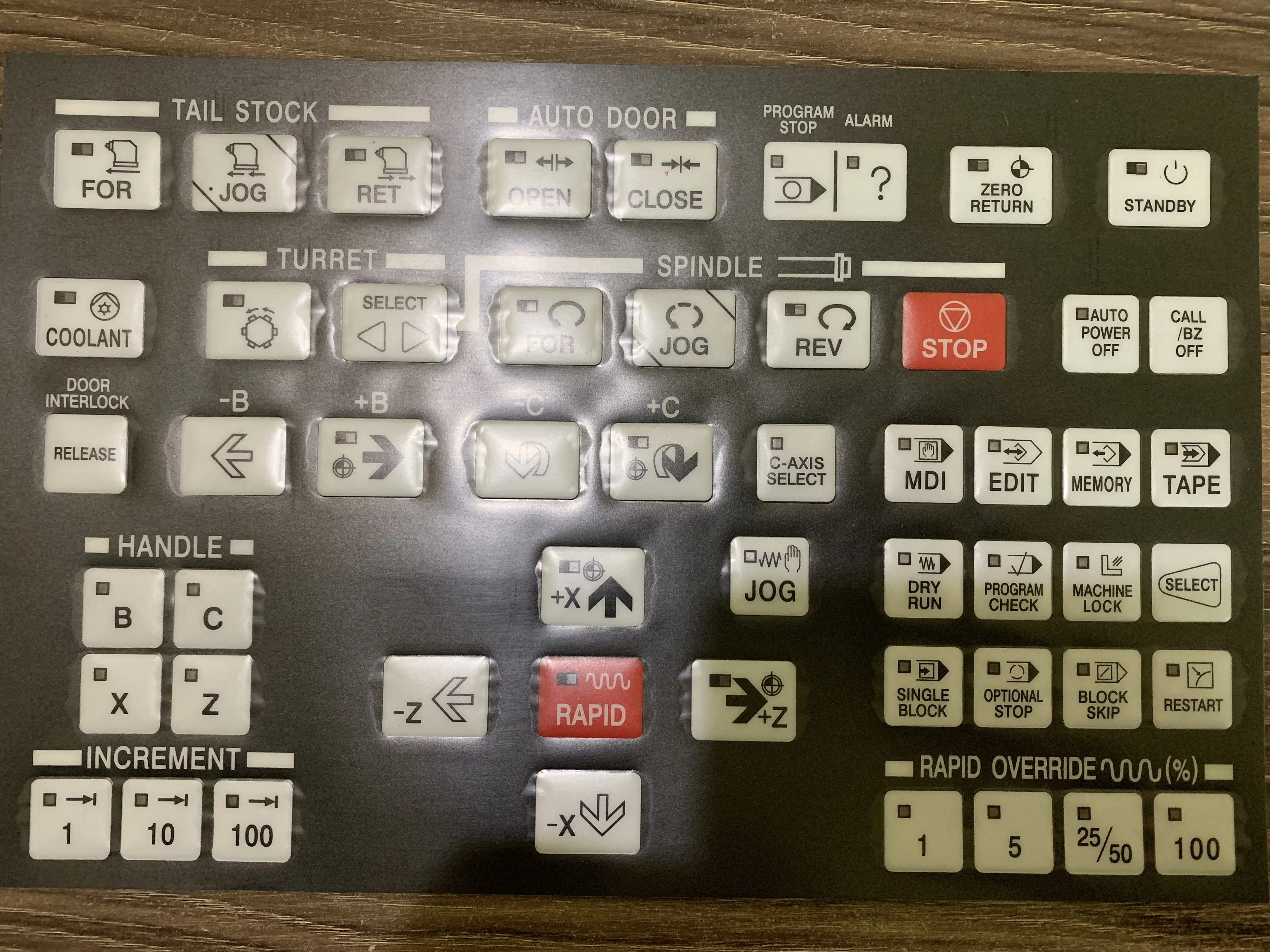 

for FANUC CNC machine tool button film KIT450 kit400 button film 300mm*195mm
