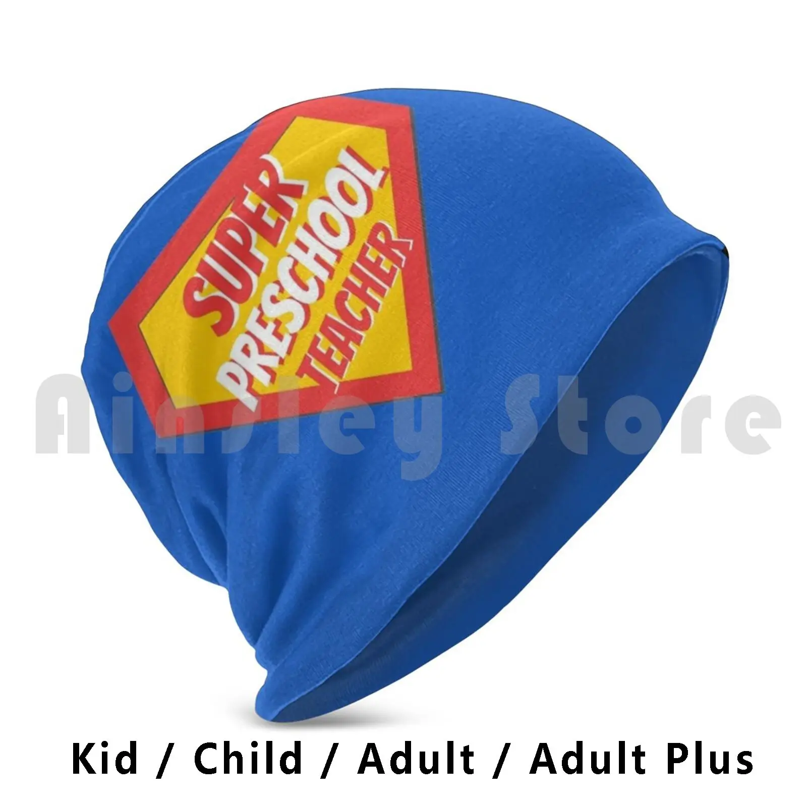 Preschool Teacher Gifts | Super Preschool Teacher Beanies Knit Hat Hip Hop Preschool Teacher For Preschool Teacher