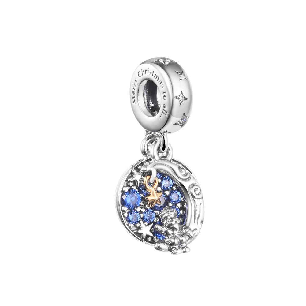 Winter Snake Chain Bracelets Girl Friends 100% Real Silver 2021 Trend Logo Dangle Pendant Beads S925 Sterling Jewelry Charm