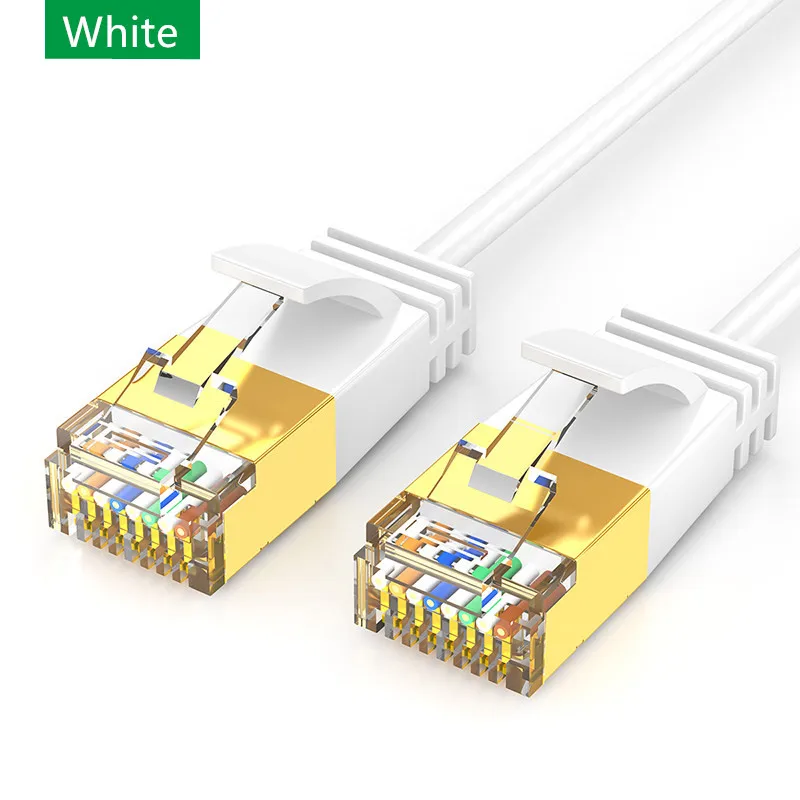 Cat6A kabel Ethernet ultradrobny kabel do routera kota 6 UTP kabel krosowy-szczupły RJ45 do komputera XBox przewody sieciowe 5 kolorów