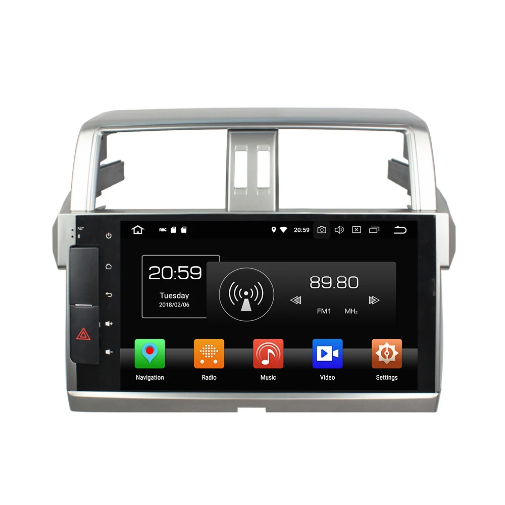 

10.1" 2 Din MT8667 Android 13 Car Multimedia Player 8 Core 8+256G For Toyota Prado 2014-2015 Car Radio Audio Canbus Stereo DSP