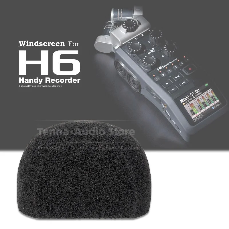 

Top Quality Windscreen Microphone Foam Sponge Cover Pop Filter For Zoom H 6 H6 XYH-6 Handy Recorder Microfono Mic Windshield