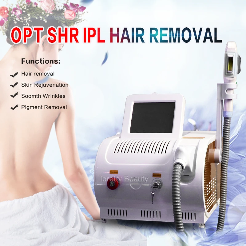 

Hair Removal Machine OPT IPL Laser Device Pigment Removal Skin Rejuvenation Permanent Hair Epilator With 640nm 480nm 530nm