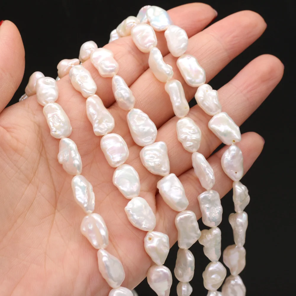 Hot Selling Natural Fashion Special-shaped Recycled Pearl DIY Making Bracelet Necklace Jewelry Accessories9x14-10x15mm36cm/piece