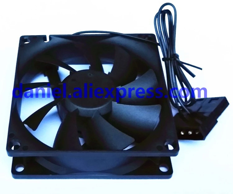 Antec 8cm 8025 chassis power supply fan 2 line hydraulic large 4P head 12V 0.07A 9 leaf mute view 2