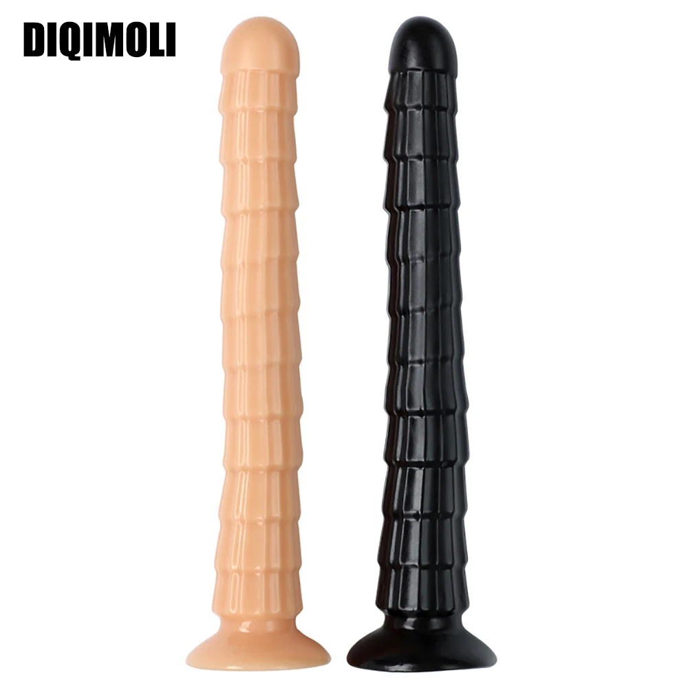 35*5CM Overlength Dildos Soft Anal Plug Sex Toys Healthy Anal Dilator Big Penis with Suction Cup Super Long Phallus Butt Plug