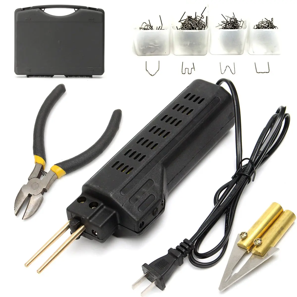 

Сварофонарь аппарат для автомобилей, пластиковый степлер 220-250 В, 0,6/0,8 мм + 200 скоб