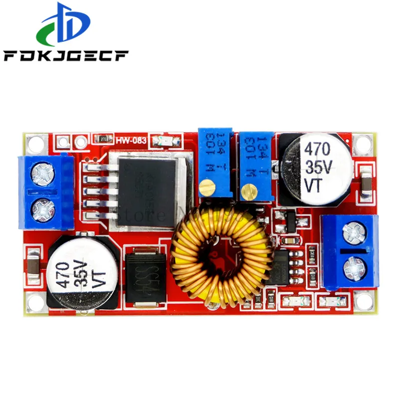 2 in 1 XL4015 5A Adjustable Power CC CV Step-down Charge Module LED Driver Voltmeter Ammeter Constant current constant voltage