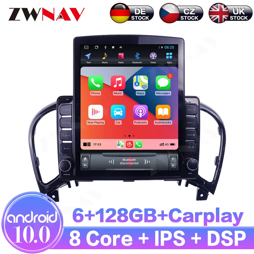 Android 13 For Nissan Juke 2011-2016 6+128 IPS Touch Screen Receiver Car Multimedia Radio Player GPS Navigation With DSP Carplay