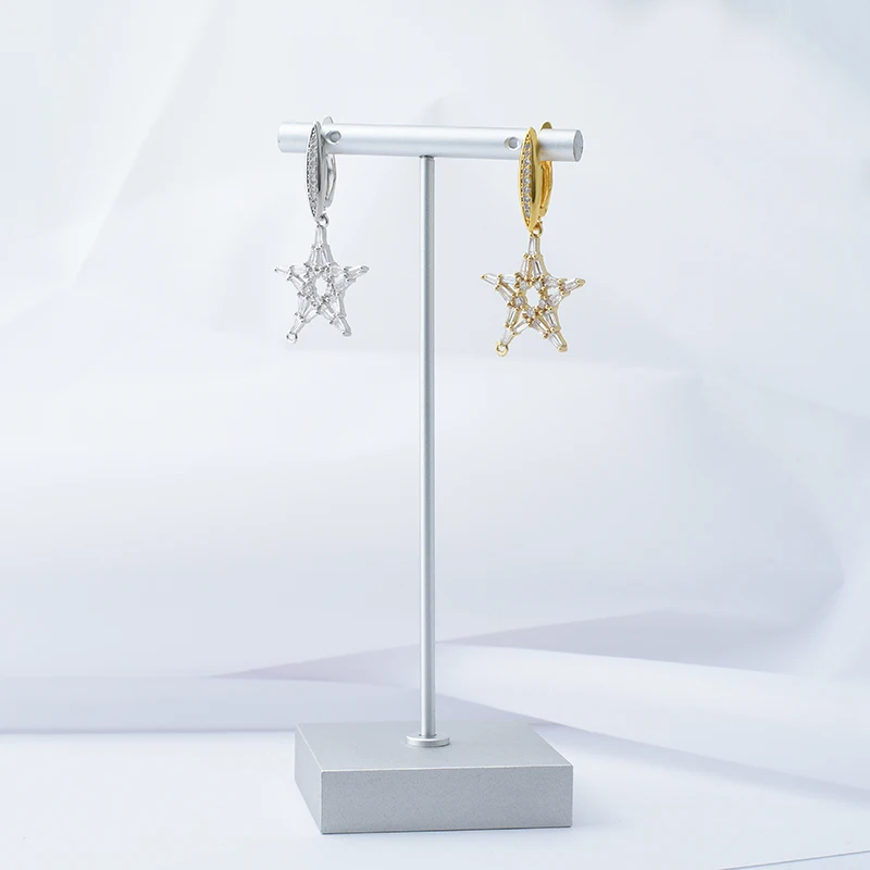 DIY Zircon Tassle Earrings Clasps Hooks for Woman Handmade Jewelry Making Accessories Fashion Earrings Hooks Findings