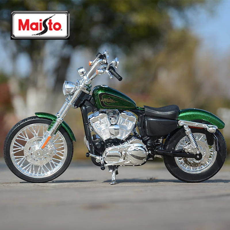 Maisto 1:12 harley-davidson 2013 XL 1200V siedemdziesiąt dwa odlew pojazdy kolekcjonerskie hobby Model motocykla zabawki