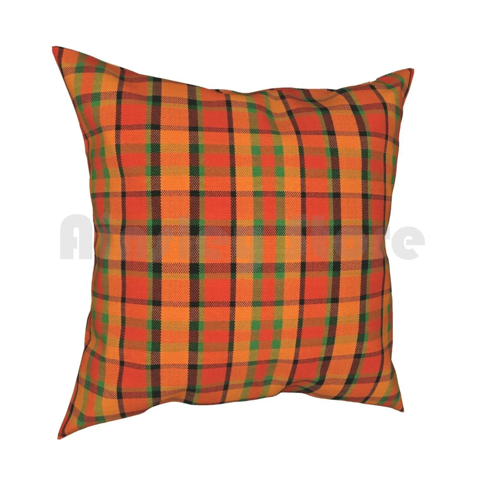 Westy Tartan Orange | Bulli Boys Pillow Case Printed Home Soft DIY Pillow cover Bulli Bulli Boys Bulliboys Bulliboy Kdf