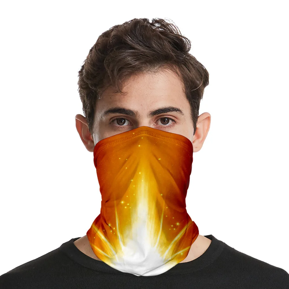 Nieuwe Sterren Kleur Naadloze Hoofddoeken Voor Mannen En Vrouwen Met Ijs Zijde Zonnebrandcrème Bib Masker Multi-Functionele Sport Magic headscarve