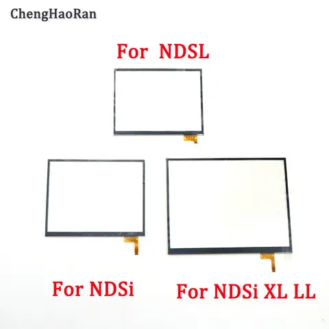 1pcs Brand New For NDSL/NDSI Game Console Glass Touch Screen Panel Display For DS Lite DSi XL LL With Adhasive