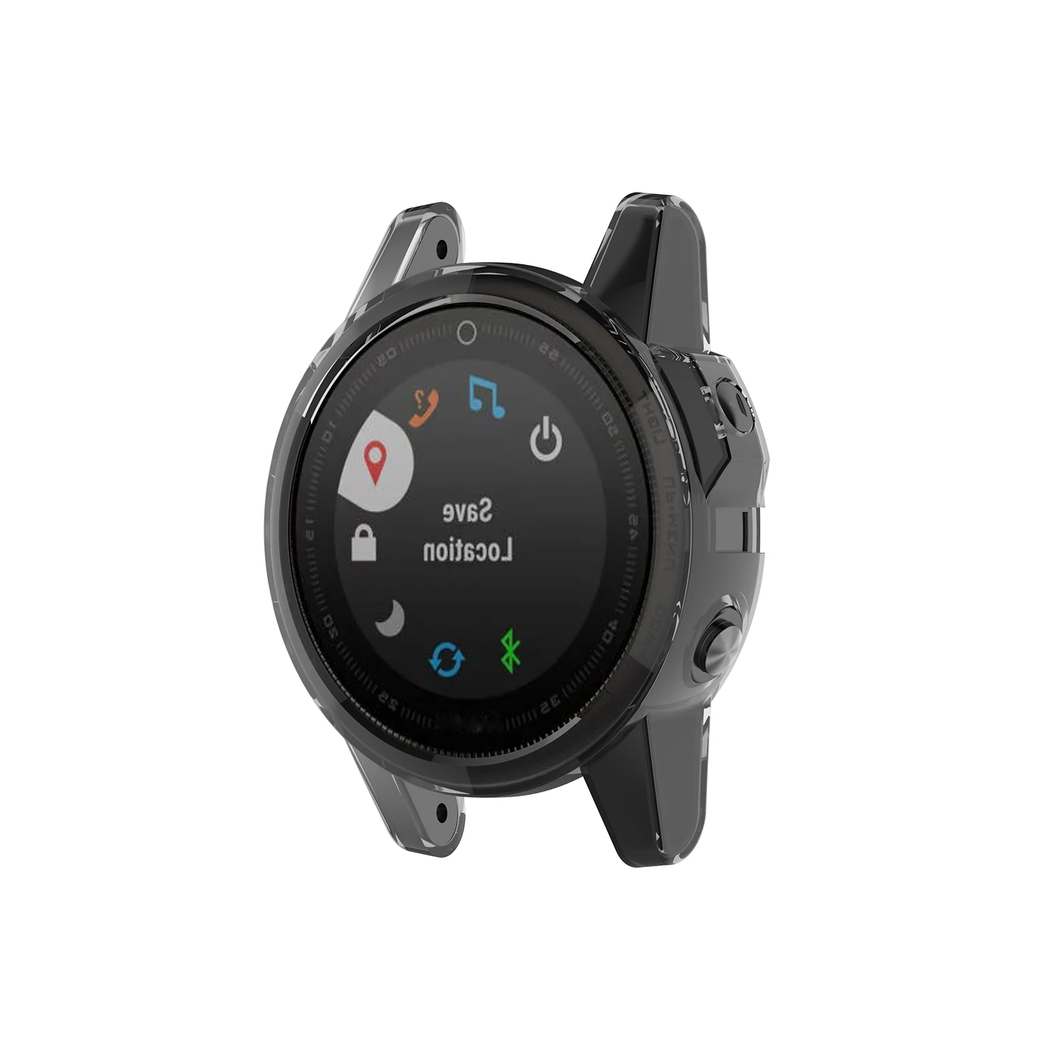 Garmin Fenix 5 5s 5x TPU 실리콘 시계 케이스 커버, 스마트 팔찌 보호 프레임 쉘 교체 충격 방지 클리어 케이스