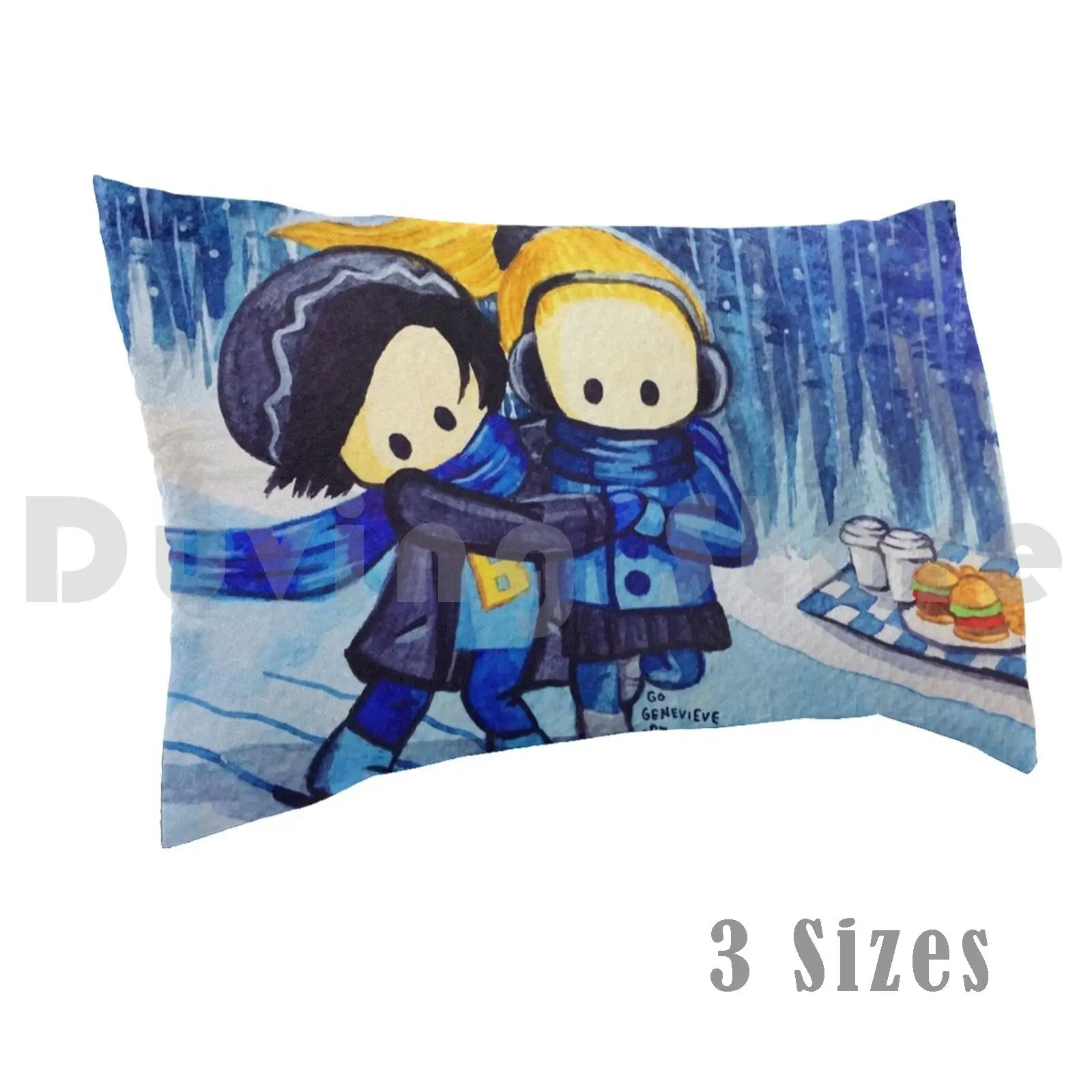 

Bughead Ice Skating pillow Case DIY 50 * 70 Bughead Bughead Art Bughead Is Endgame Bughead Fan Art
