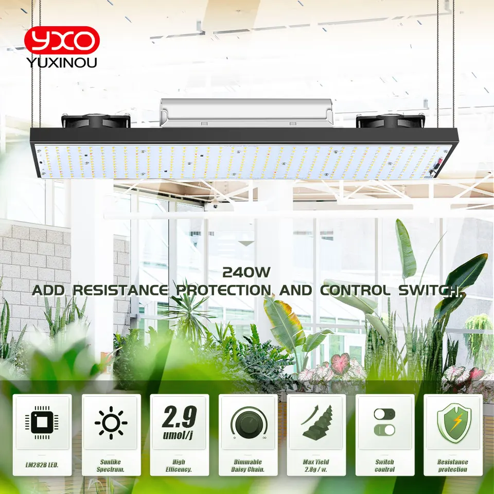 Samsung LM301H 240w 植物育成特化ライト LED育成ライト グロウボックス Sam-ng LM301H 240W 480W 720W 水耕栽培