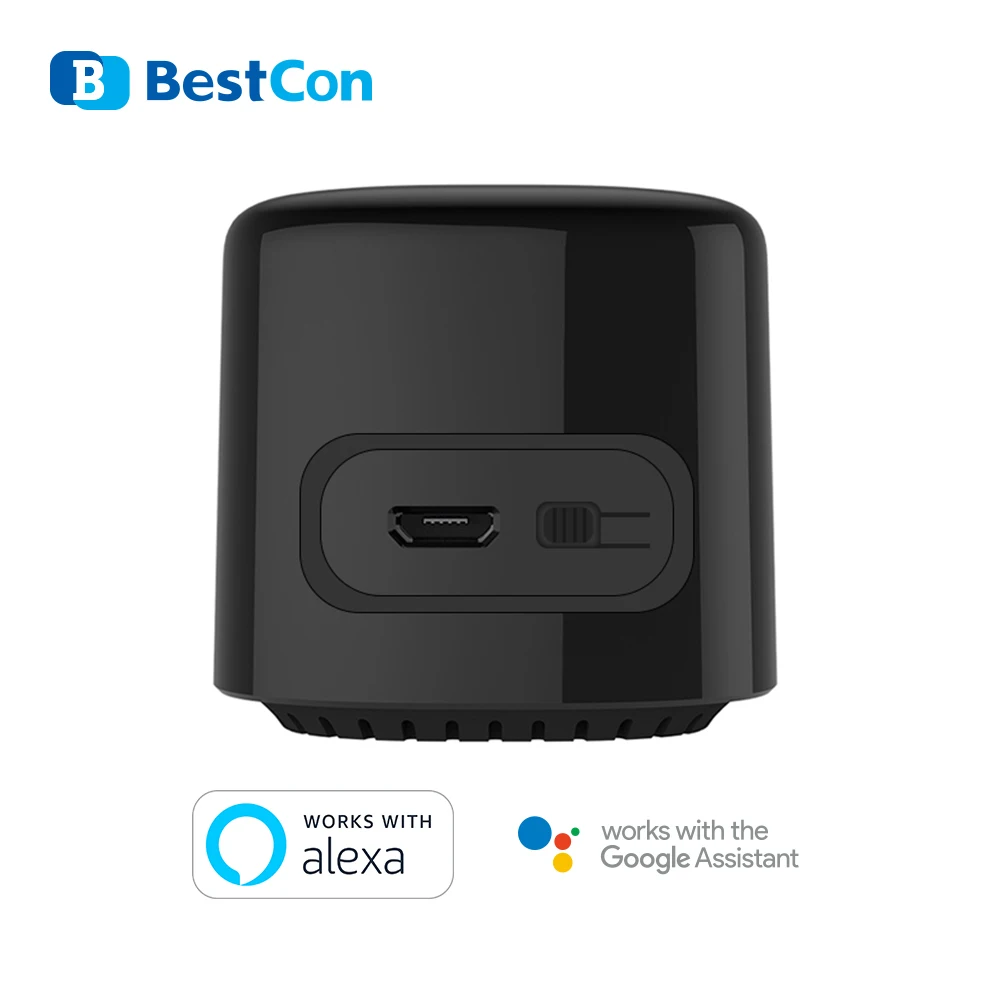 BroadLink-Control remoto IR, interruptor inteligente inalámbrico Bestcon RM4C, Mini controlador Universal WiFi Bluetooth, funciona con Alexa y Google Home