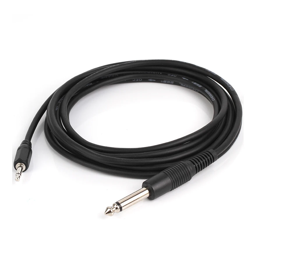 Choseal qs6712 3.5mm jack para 6.35mm jack adaptador aux cabo estéreo para misturador amplificador cd player alto-falante