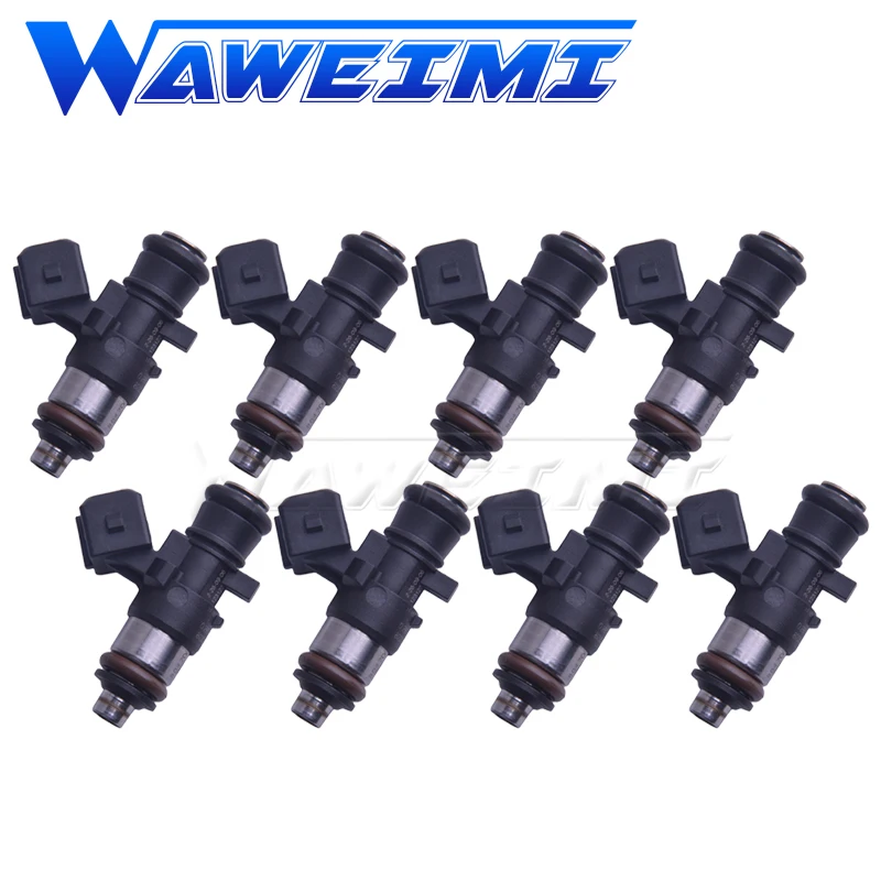 WAWEIMI 8 Pieces Fuel Injector Nozzle OE 0280158046 For Dacia Renault 1.2L 16V D4F RENAULT 12ohm 05-09