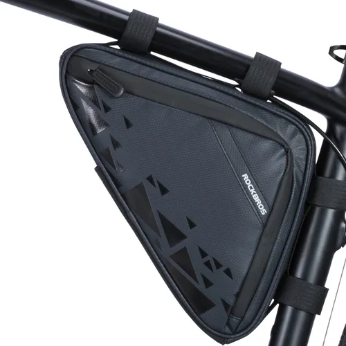 ROCKBROS-bolsa para bicicleta ultraligera, bolsa de almacenamiento para bicicleta, bolsa triangular para marco de sillín, accesorios para ciclismo, deportes al aire libre