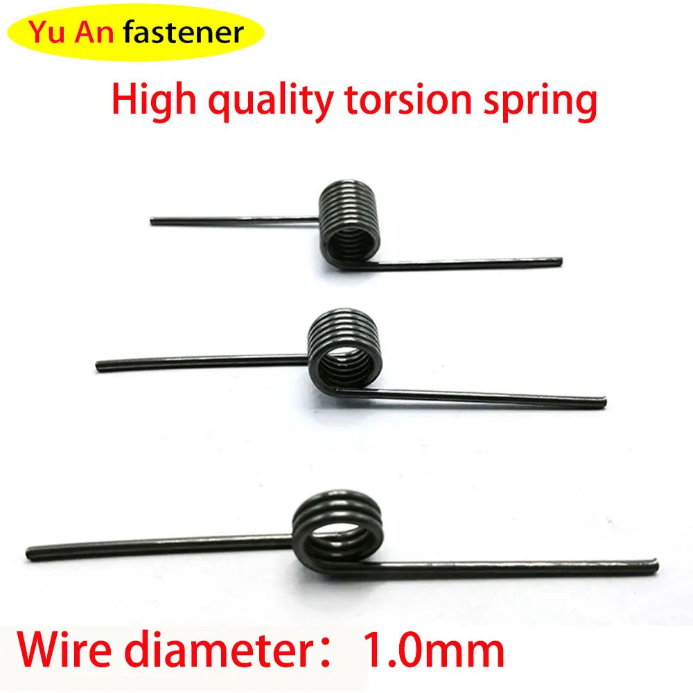 V-Spring, 1.0 Wire Diameter Torsion Small Torsion Spring, Hairpin Spring, 180/120/90/60 Degree Torsion Torsion Spring,  10pcs