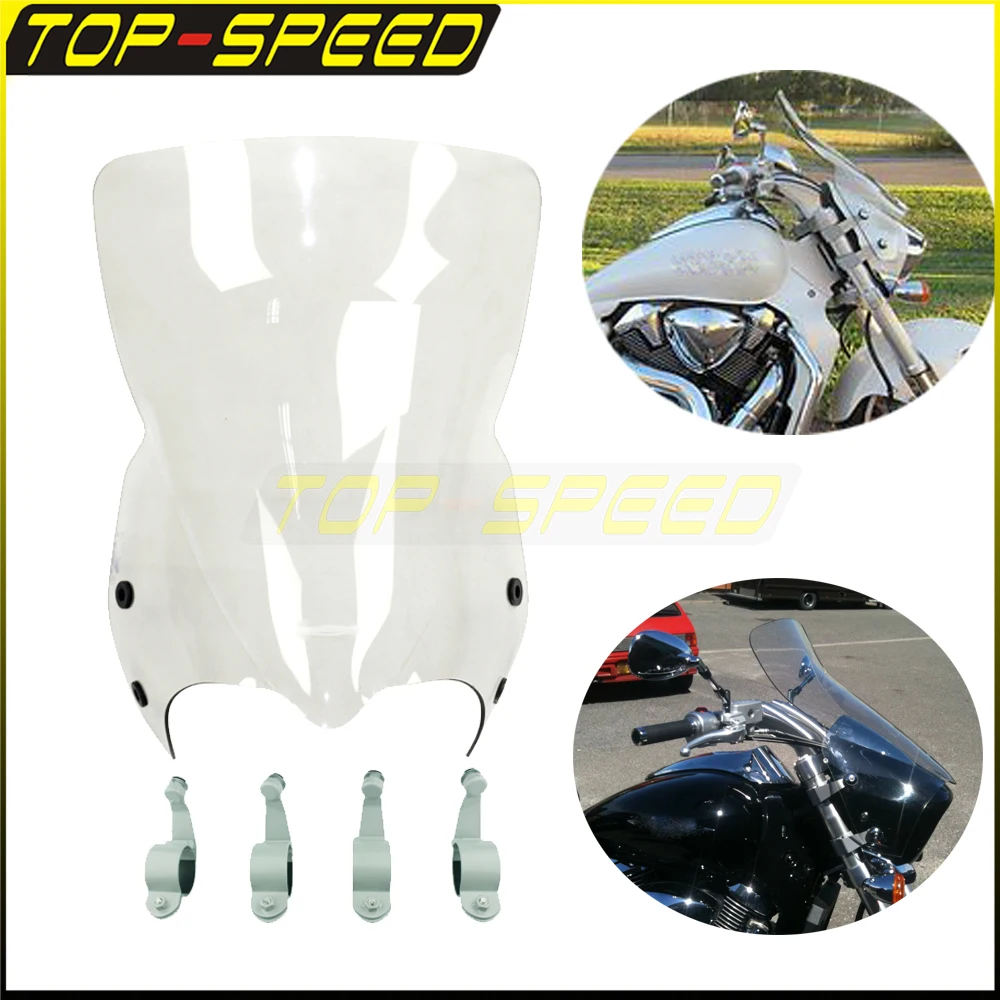 

Tall Touring Windscreen Front Fairing Tour Windshield For suzuki Boulevard M109R BOSS M109RZ M109R2 M50 M90 Deflector Screen