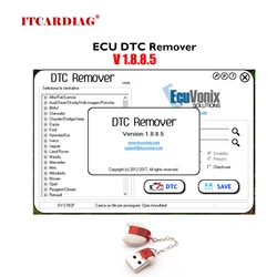 ECU DTC Remover 1.8.8.5 DTCRemover Remove or Disable DTCs in Different ECUs For Alfa Audi BMW Chevrolet Chrysler Ford LandRover