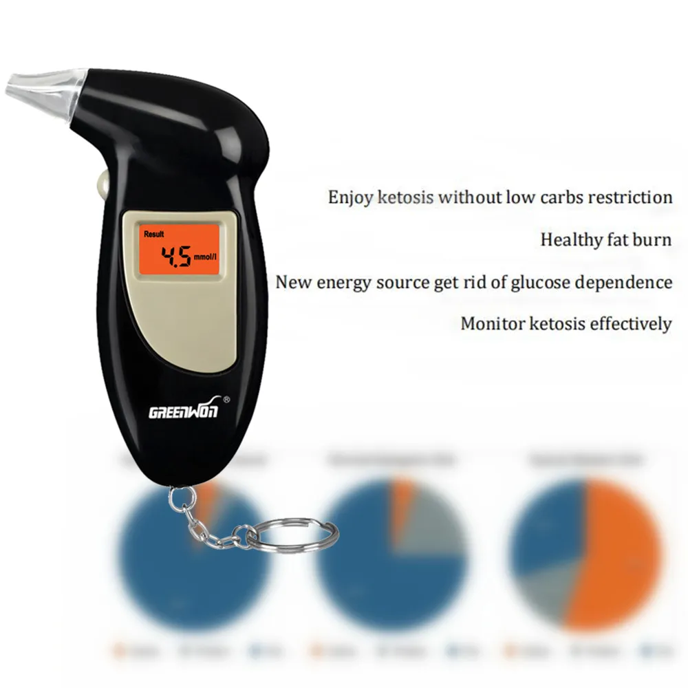 GREENWON Breath keyto tester health care monitor for fat burn breath keto meter