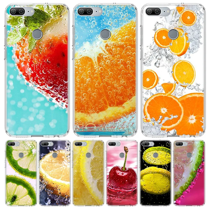 Summer Fruit Watermelon Strawberry Pattern Soft Phone Case For Huawei Honor 10 Lite 9 20 8S 8X 9X Y5 Y6 Y7 Y9S P Smart Z 2019 7A