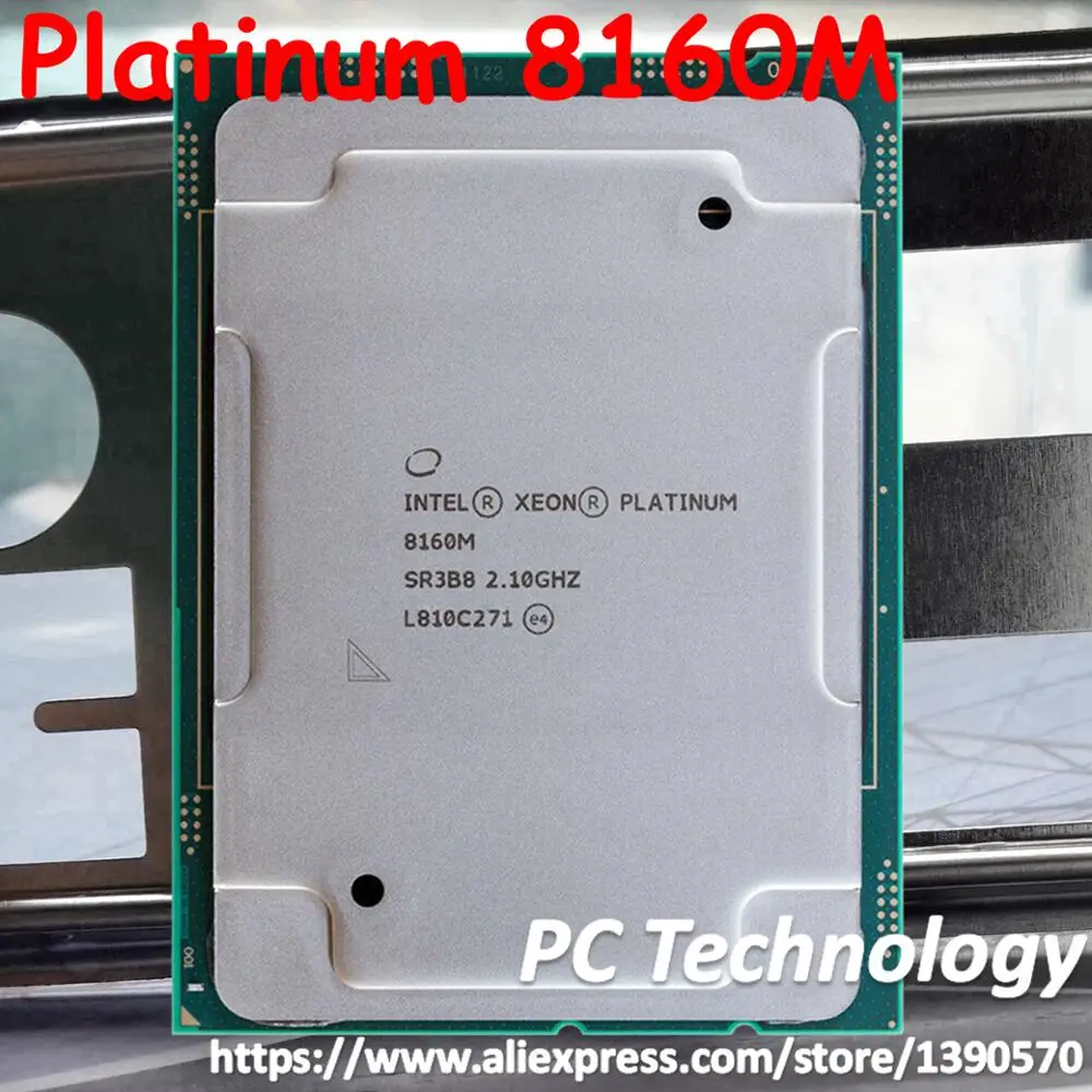 

Original Intel Xeon Platinum 8160M CPU QS Platinum8160M Processor 33M Cache 2.10GHz 24-cores 150W LGA3647 CPU free shipping