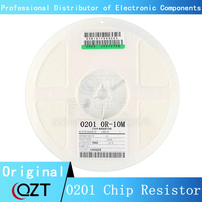 

10000pcs/lot 0201 1/20W 5% SMD resistor 0R ~ 10M 1/2W 0 1 10 100 150 220 330 ohm 1K 2.2K 10K 100K 0R 1R 10R 100R 150R 220R 330R