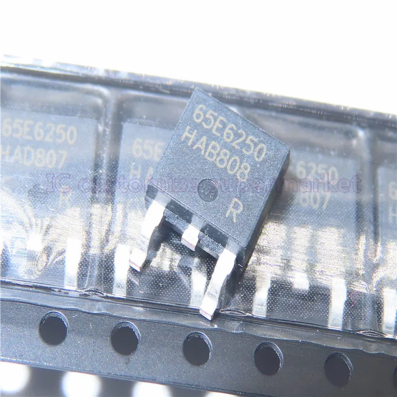 10 шт./лот NWE IPD65R250E6 65E6250 TO-252 700V 46A SMD транзистор