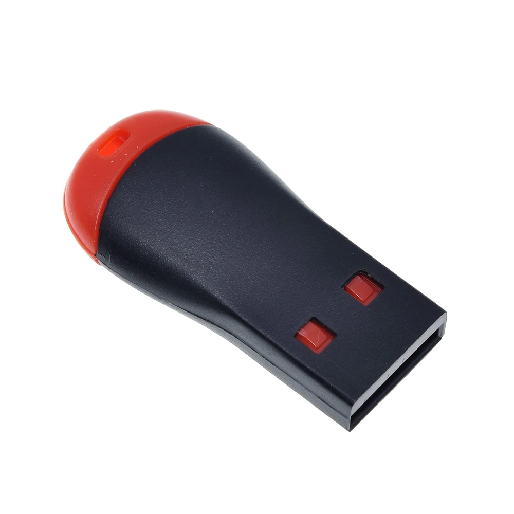 USB 2.0 Micro SD SDHC TF Flash Memory Card Reader Mini adattatore per Laptop