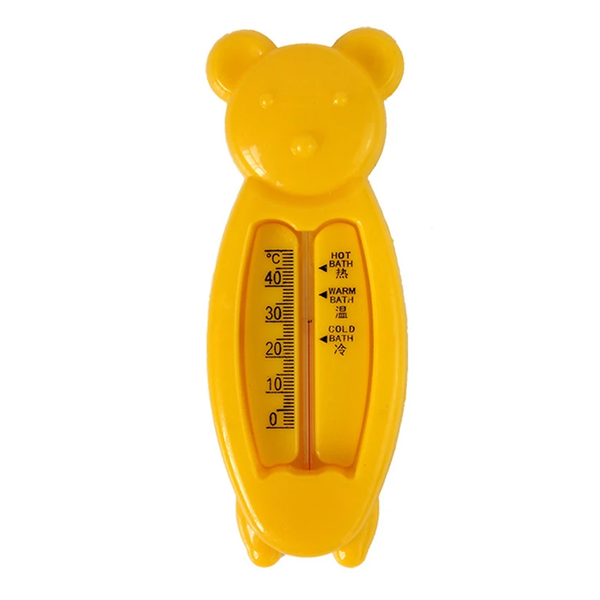 Cute Bear Baby Bath Thermometer Floating Bath Toy Bathtub and Swimming Pool Thermometer Temperature Thermometer for Infant Baby