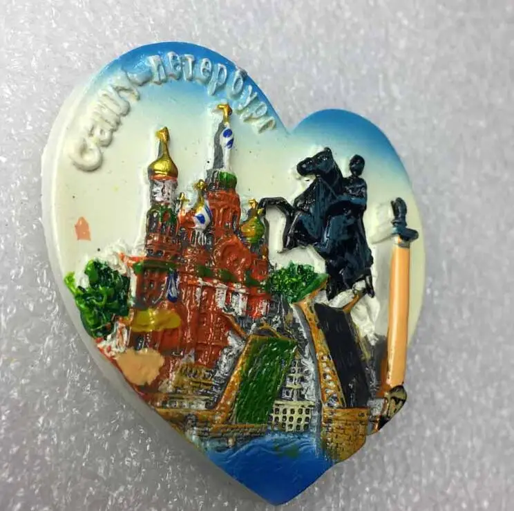 Church of the Savior on Spilled Blood Saint Petersburg, Russia Fridge Magnets Tourist Souvenirs Refrigerator Magnetic Stickers