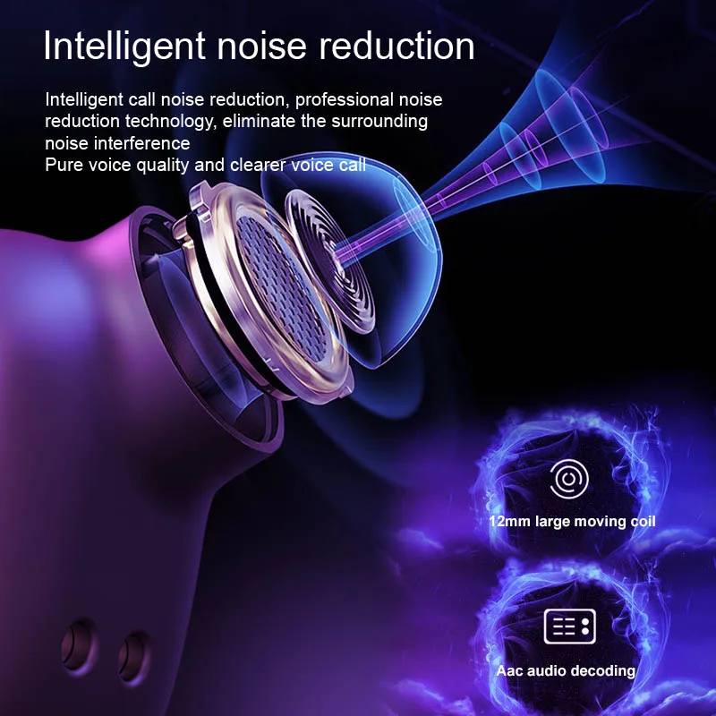 Игровые беспроводные наушники, гарнитура, Мини Bluetooth наушники, гарнитура с микрофоном, внешний аккумулятор 1200 мАч, зарядное устройство