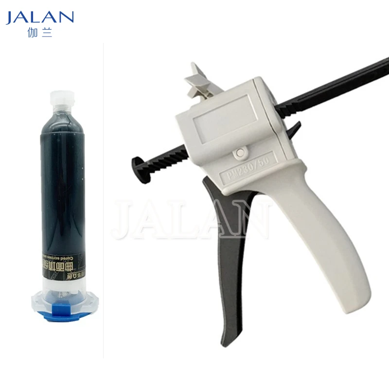 XHZC Glue + Manual Dispenser Gun for Adhesive Glass Middle Frame Stick Together For SAM Repair