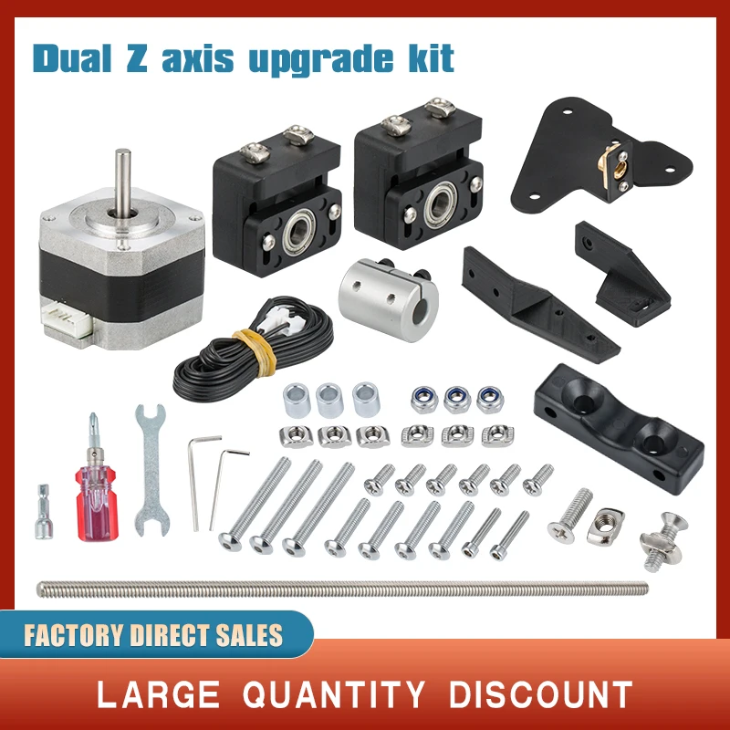 Dual Z Axis Lead Screw Upgrade Kits 3D Printer Accessories impressora 3d ender 3 pro dual z axis for Ender3 Ender3S CR10S CR10