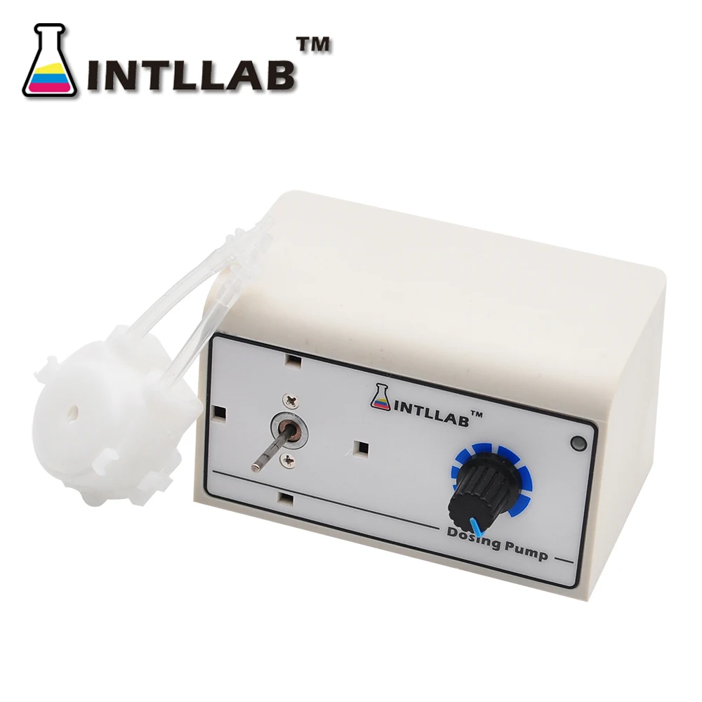 Intelligent Peristaltic Pump 12V DC for Laboratory Liquid Management in Aquarium Monitoring and Lab Analysis.