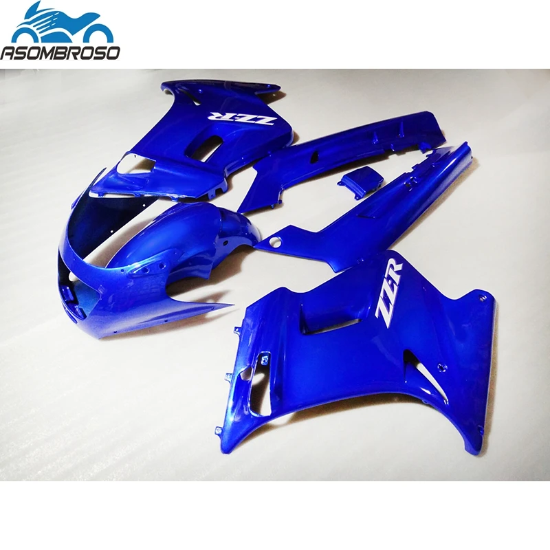 

High Quality Motorcycle for Kawasaki Ninja ZZR250 fairing kit 1997-2007 full blue set zzr250 97 98 99 00 04 05 06 07 HJ43