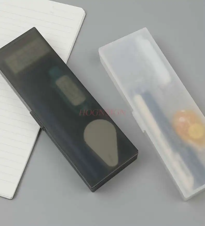 Transparent Pencil Case Matte Stationery Box Elementary And Middle School Students Simple Storage Box Pencil Bag